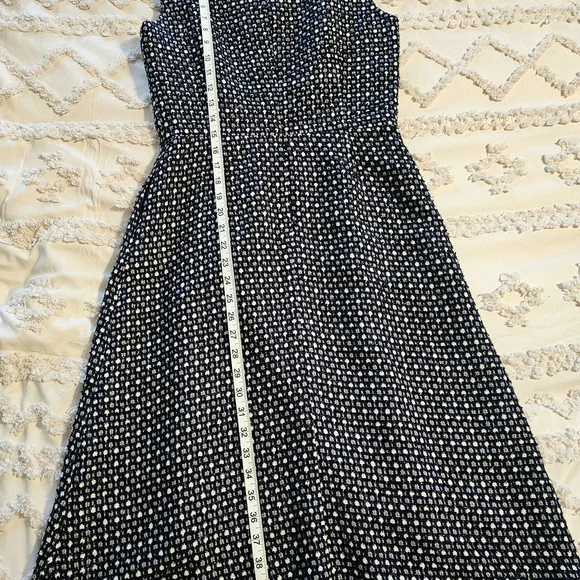 Banana Republic Black, Blue and White Midi Dress - Picture 10 of 15